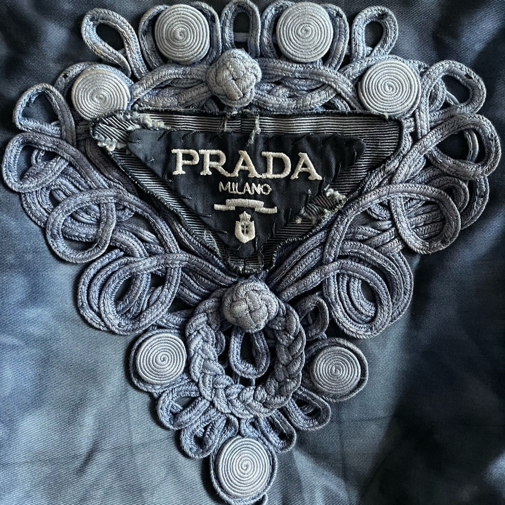 Authentic Prada Tye Dye Blue Nylon Hobo Bag 💙